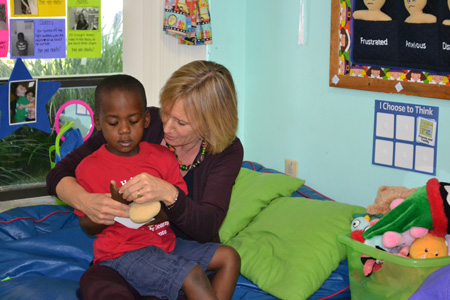 Ginny at the Hope Sound Early Childhood Learning Center